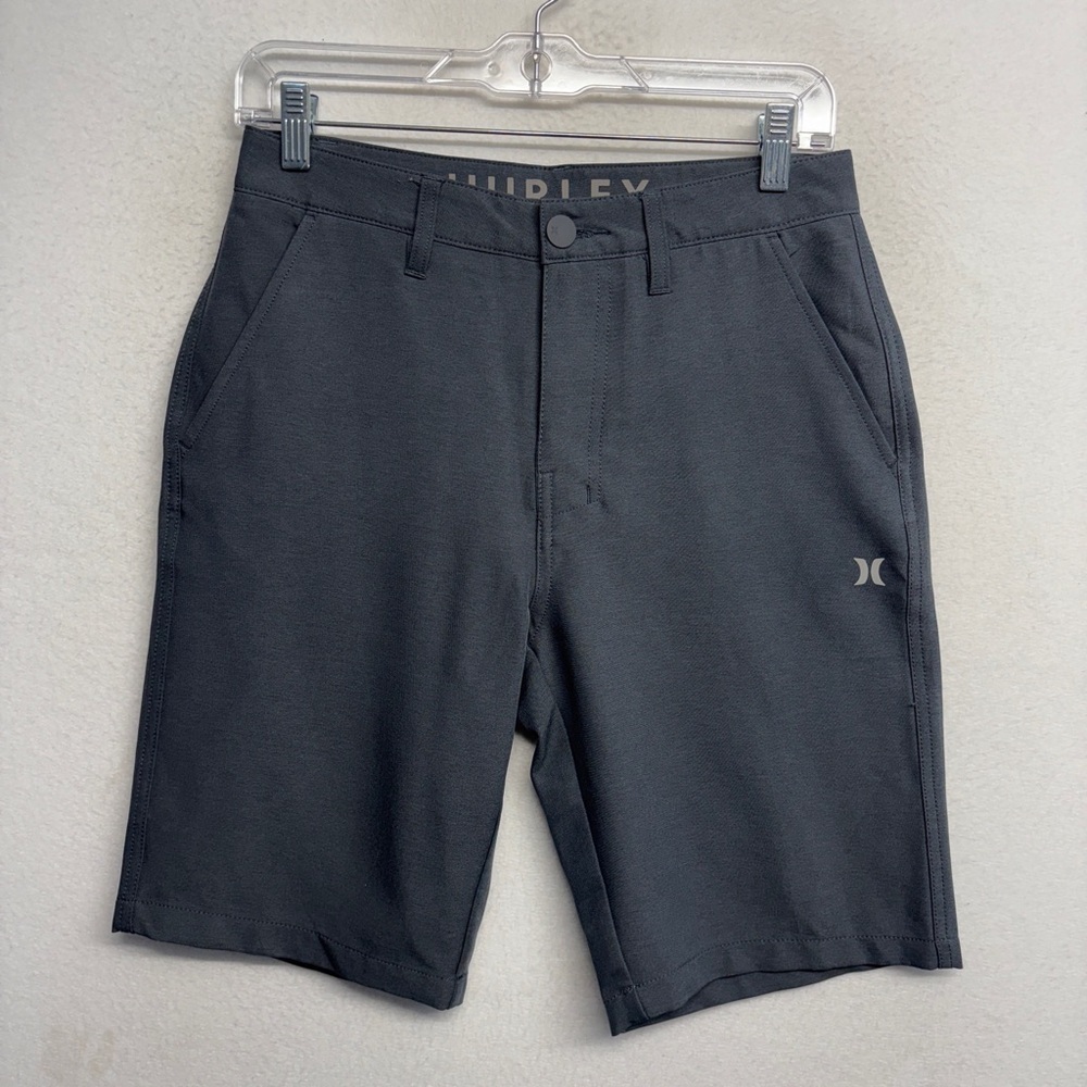 Hurley‎ Gray Shorts Men's 28 Flat Front Stretch